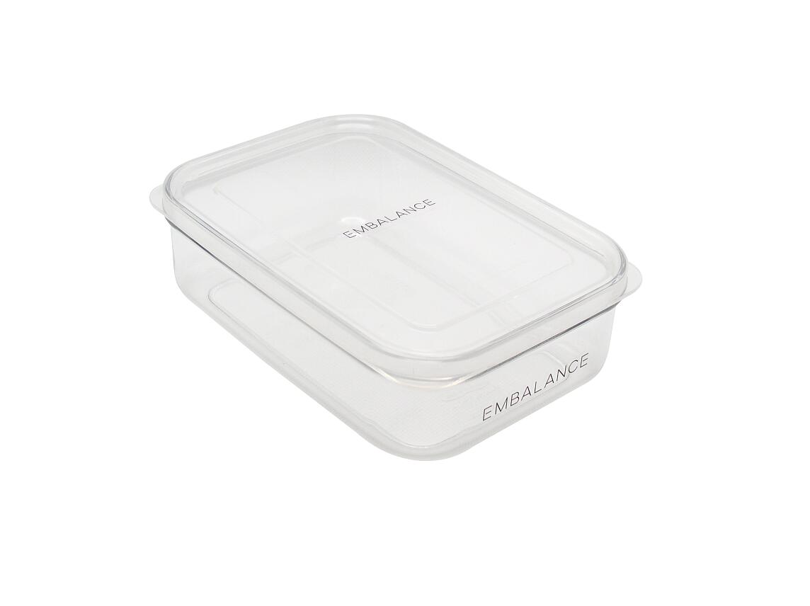 エンバランス クリアコンテナ M 920ml 1個 角型 鮮度保持容器 EMBALANCE CLEAR CONTAINER