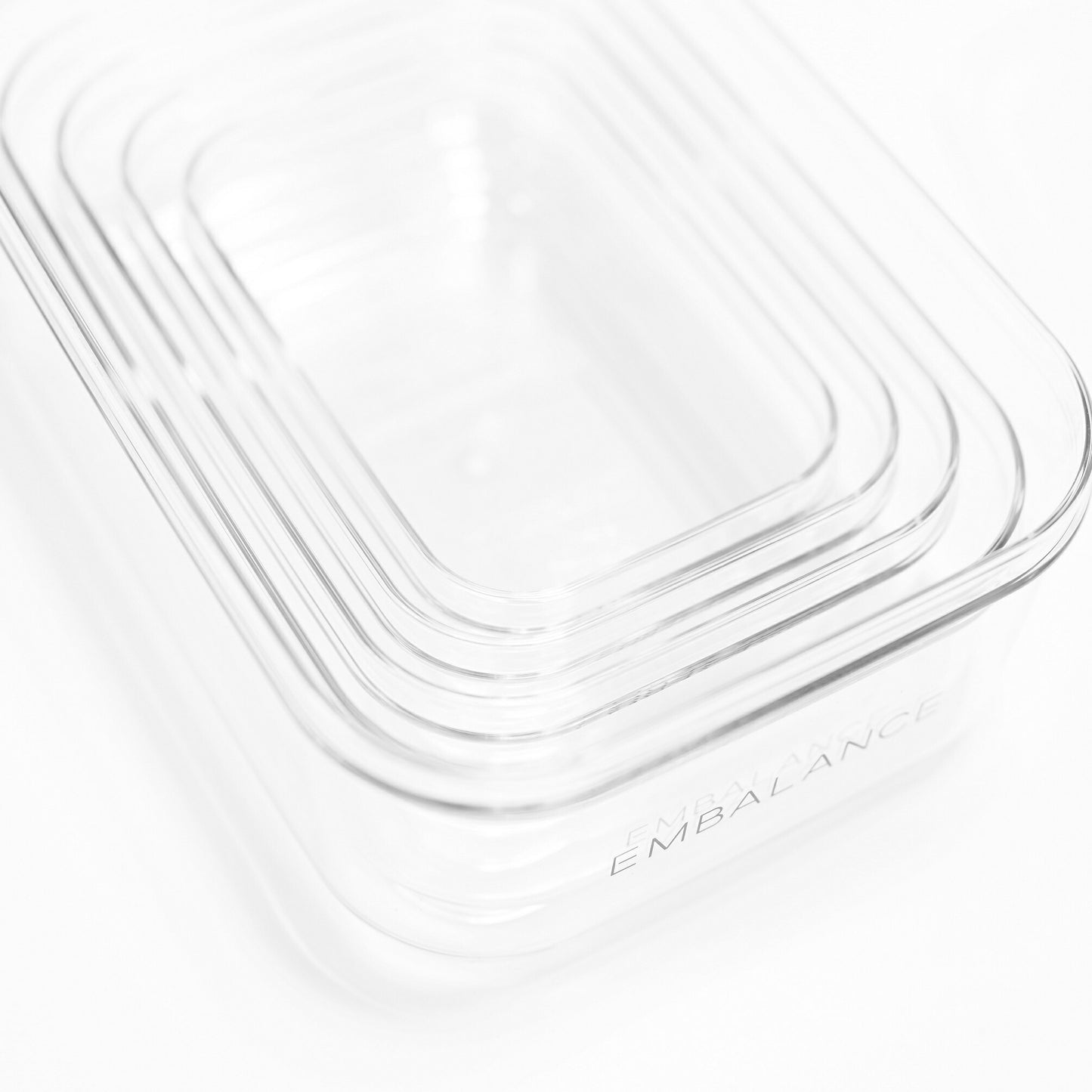エンバランス クリアコンテナ S 620ml 1個 角型 鮮度保持容器 EMBALANCE CLEAR CONTAINER