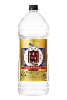 宝酒造 宝焼酎 極上宝 20度 4000ml 4L 1本【ご注文は4本まで同梱可能】