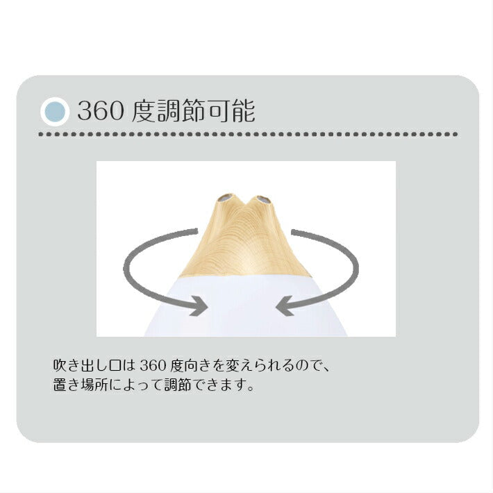 【ホワイト】超音波加湿器（1.6L)　EAK-16