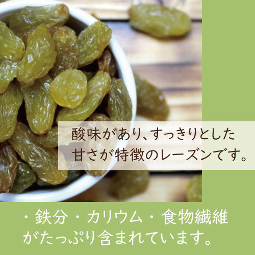 グリーンレーズン 1kg 送料無料 ぐりーんれーずん ほしぶどう 干しぶどう 葡萄 無添加 ノンオイル 無植物油 保存料不使用 漂白剤不使用 砂糖不使用 おやつ おつまみ 製菓材料 製パン材料 トッピング 保存食 非常食 健康 美容 お徳用 大容量 業務用 チャック袋入り グルメ