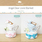 セレブに人気のベビーブランドangel dear(エンジェルディア)のブランキーおむつケーキ！かわいい動物から選べます【Ｓサイズ/ヒョウ】