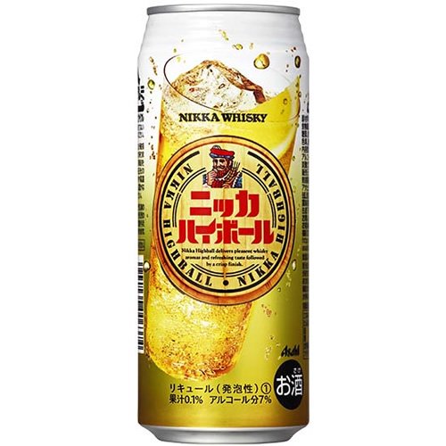 アサヒ ニッカハイボール 500ｍｌ×24本 【ご注文は2ケースまで１個口配送可能です】
