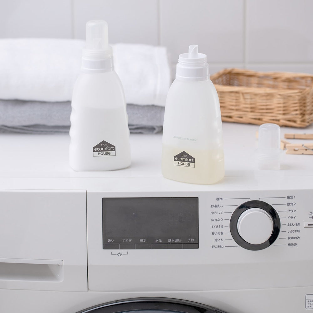 エコンフォートハウス 詰替ボトル 500ml 粉末・液体OK！ ecomforthouse 詰め替え おしゃれ 容器 洗濯 ランドリー 衣類 洗剤 柔軟剤 クエン酸 重曹