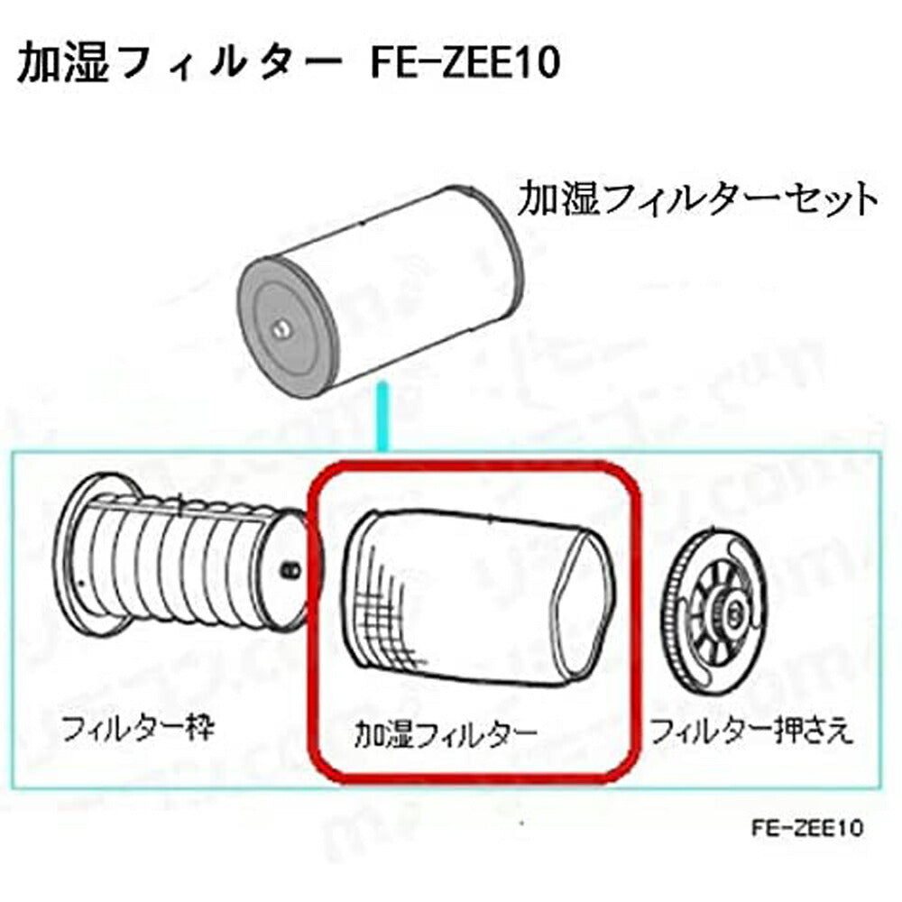 【全て日本国内発送】パナソニック FE-ZEE10 加湿フィルター 加湿器 フィルター fe-zee10 気化式加湿機 FE-KFE10-W FE-KXF15-W FE-KFE15-W用 交換フィルター （互換品）