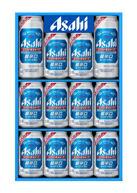 【送料無料】アサヒ スーパードライ エクストラシャープ SE-3N 350ml×12本【名入れ・贈答品のご対応致します】ABochugen2015