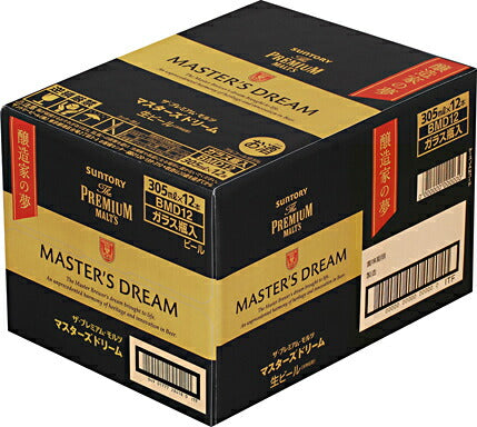 【送料無料】サントリー ザ・プレミアムモルツ マスターズドリーム305ml瓶×12本【包装・ご贈答用対応致します】