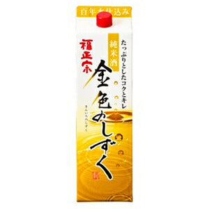 【送料無料】福正宗 金色のしずく パック 1800ml 1.8L×6本【北海道・沖縄県・東北・四国・九州地方は必ず送料が掛かります】