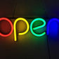 OPEN看板 ネオン管 アメリカン アンティーク NEON オープン SIGN LED 看板 お洒落 オシャレ おしゃれ ヴィンテージ 欧米 壁掛け インテリア bar