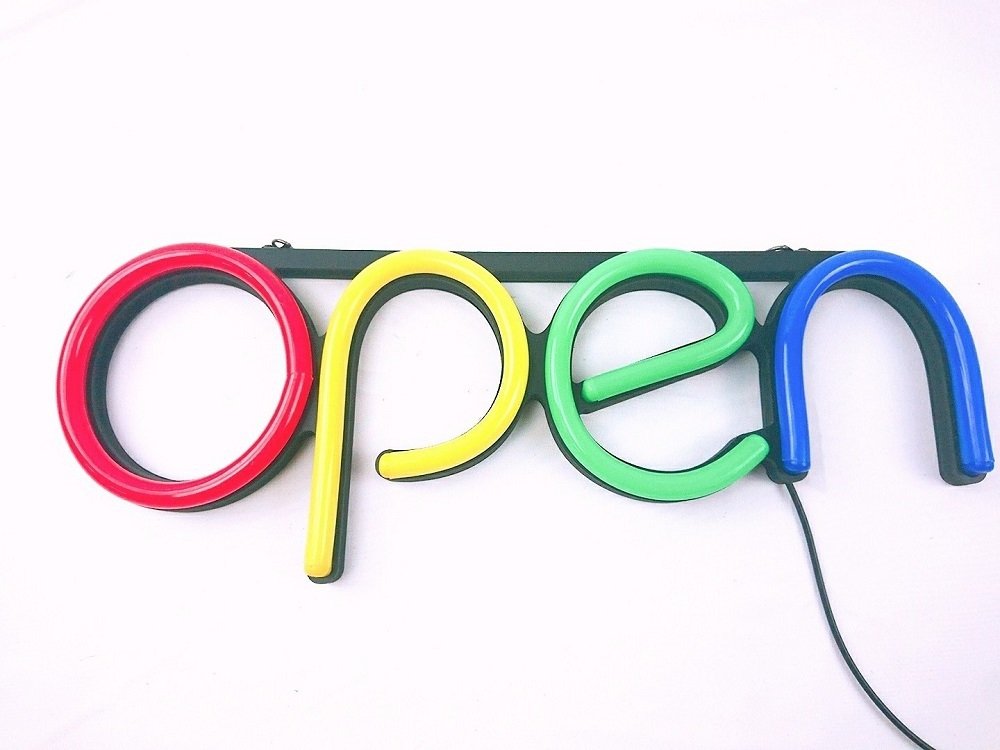 OPEN看板 ネオン管 アメリカン アンティーク NEON オープン SIGN LED 看板 お洒落 オシャレ おしゃれ ヴィンテージ 欧米 壁掛け インテリア bar