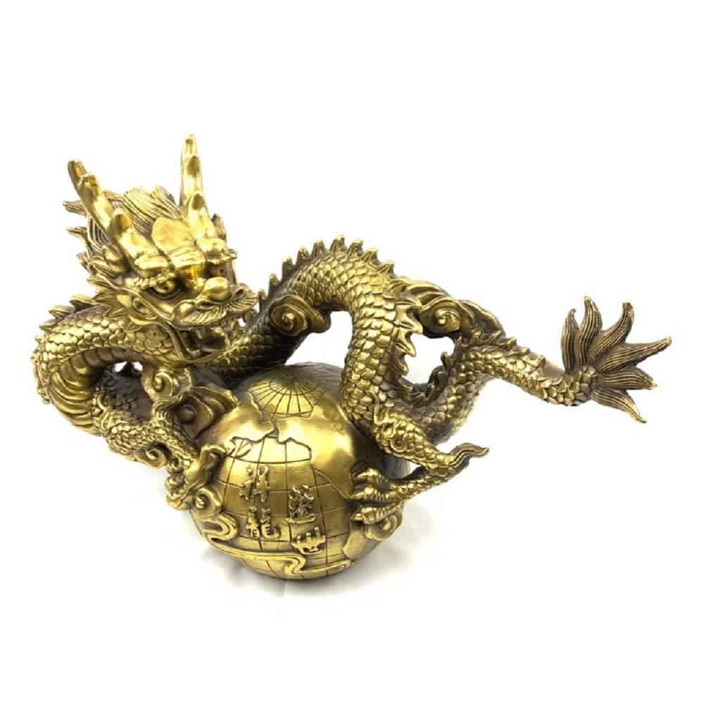 龍 特大 置物 風水 アイテム 竜 龍神 パワースポット 真鍮 開運 金運 財産運 出世運 恋愛運 幸福 成功 プレゼント 贈り物