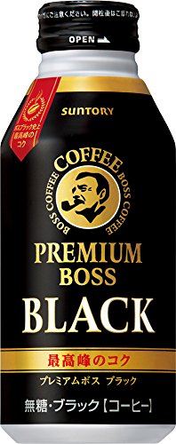 【旧ラベル品】【再入荷】サントリー プレミアムボス ブラック 400ml×24本（1ケース）【ご注文は2ケースまで同梱可能です】