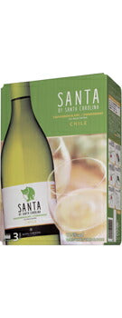 【送料無料】サンタ バイ サンタ カロリーナ ソーヴィニヨン・ブラン／シャルドネ 3000ml（3L) 4本