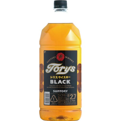 サントリー トリスブラック 1本 2.7L（2700ml）＜ペット＞【ご注文は1ケース6本まで同梱可能です】