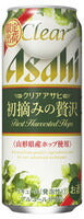 【期間限定商品】アサヒ クリアアサヒ 初摘みの贅沢 500ml×24本 【ご注文は2ケースまで1個口配送可能です】