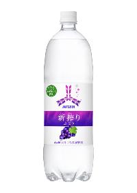 【送料無料】アサヒ 三ツ矢 新搾り ぶどう 1.5L×16本(1500ml)