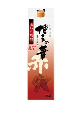 博多の華 赤芋 25度 1.8L 1800ml＜紙パック＞1本【ご注文は2ケース（12本）まで一個口配送可能です】