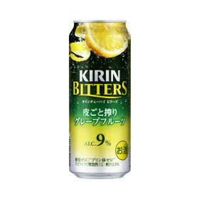 【送料無料】キリンチューハイ ビターズ皮ごと搾りグレープフルーツ 500ml×24本/1ケース
