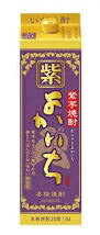 宝酒造 紫よかいち 芋 25度 パック 1800ml 1本【ご注文は2ケース（12本）まで同梱可能です】