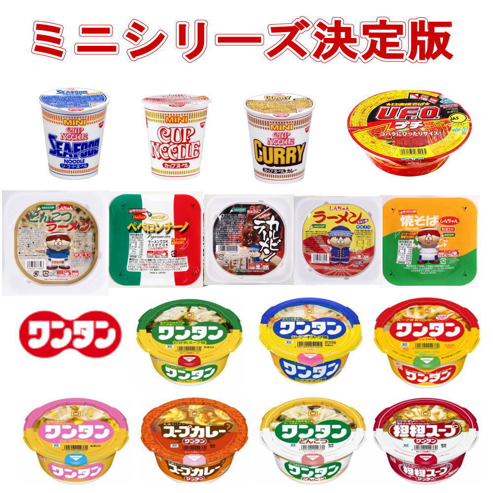 30食セット  カップ麺 ミニサイズ 完成版