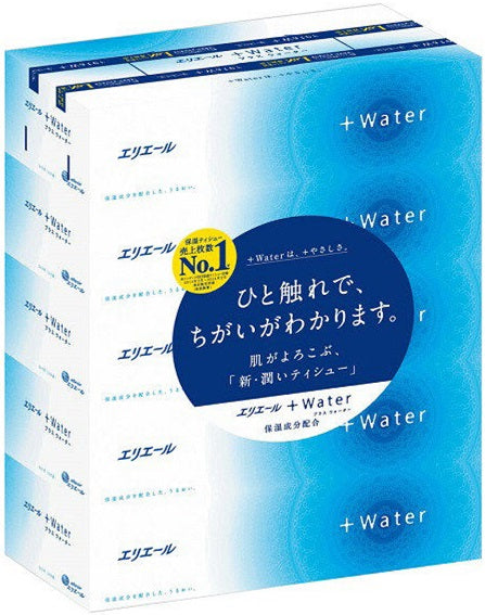 大王製紙　エリエール　＋Ｗａｔｅｒ　360枚（180組）5箱×10パック
