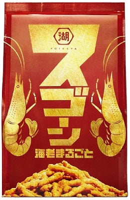 【湖池屋スコーンの進化形スナック誕生】湖池屋 スゴーン海老まるごと 70g×12個（1ケース）【ご注文は2ケースまで一個口配送可能です】