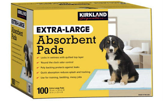 ★送料無料大人気商品★ カークランド エクストララージ ペット吸収シート 100枚 76cm×58cm KS XL Absorbent Pads【コストコ通販】