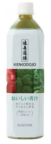 【送料無料】【ケース販売】サンスター 健康道場 おいしい青汁 900ml×12本（1ケース）