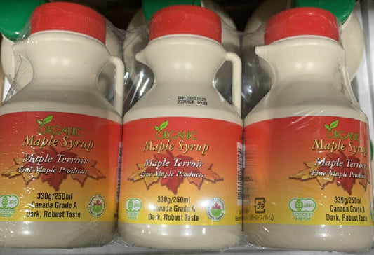 3個セットオーガニックメープルシロップ250ml×3個  COSTCO【コストコ通販】＃8