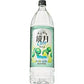 【送料無料】サントリー ふんわり鏡月 クリアライム 1800ml ペット×6本