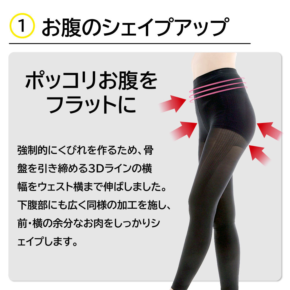レギンス 着圧 脚やせ 加圧 ダイエット むくみ 脚痩せ 細見せ