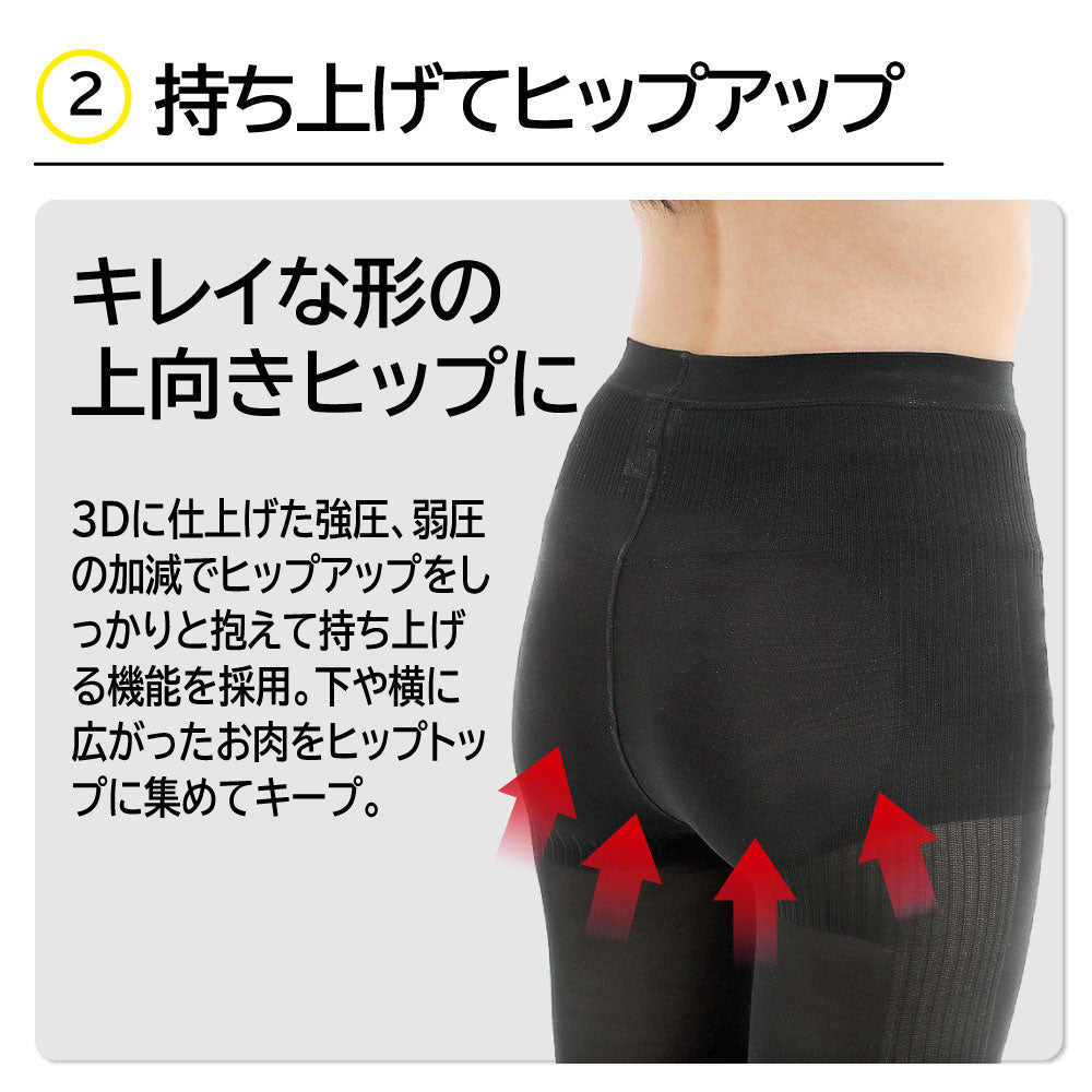 レギンス 着圧 脚やせ 加圧 ダイエット むくみ 脚痩せ 細見せ