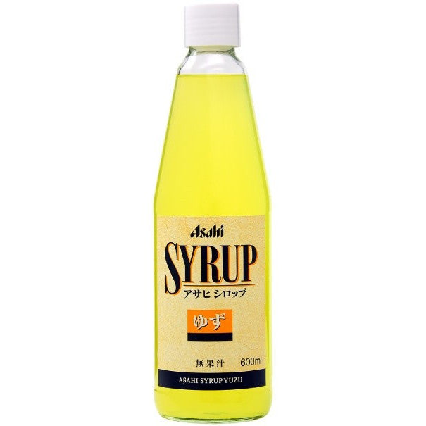 【ケース販売】【送料無料】アサヒ ゆず シロップ 600ml×12本