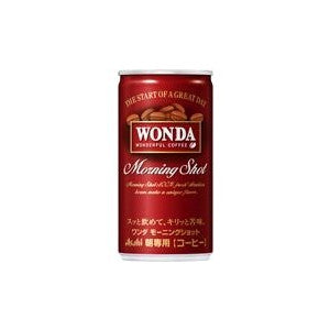 【訳あり価格】【賞味期限2018年4月8日まで】アサヒ ワンダ モーニングショット 185ml×30本【ご注文は3ケースまで1個口配送可能です】