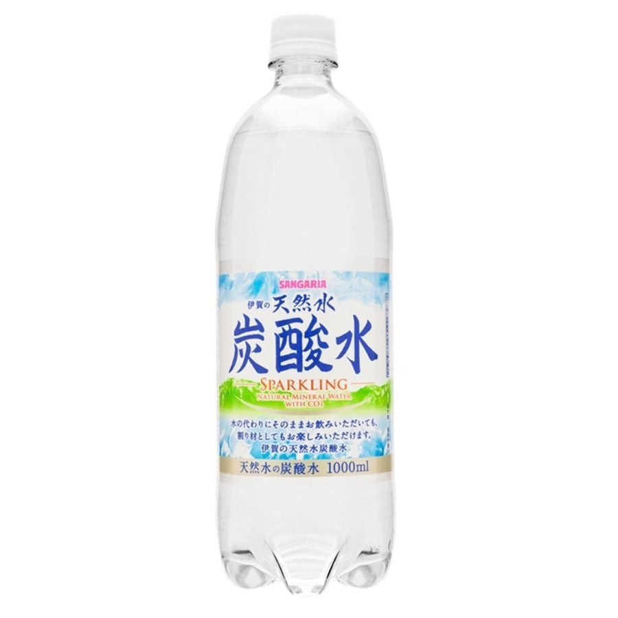 【訳あり】【キズ・へこみ有り】【送料無料】サンガリア 伊賀の天然水炭酸水 1000ml 1L×11本