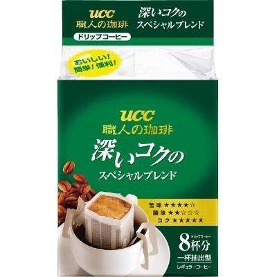 【ケース販売】UCC 職人の珈琲 深いコクのスペシャルブレンド (7g×8P)×12袋 ＜ドリップコーヒー＞ 【ご注文は2ケース(24袋)まで同梱可能です】