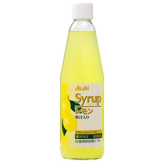 【ケース販売】【送料無料】アサヒ レモン シロップ 600ml×12本
