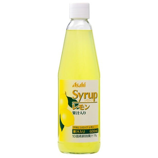【ケース販売】【送料無料】アサヒ レモン シロップ 600ml×12本