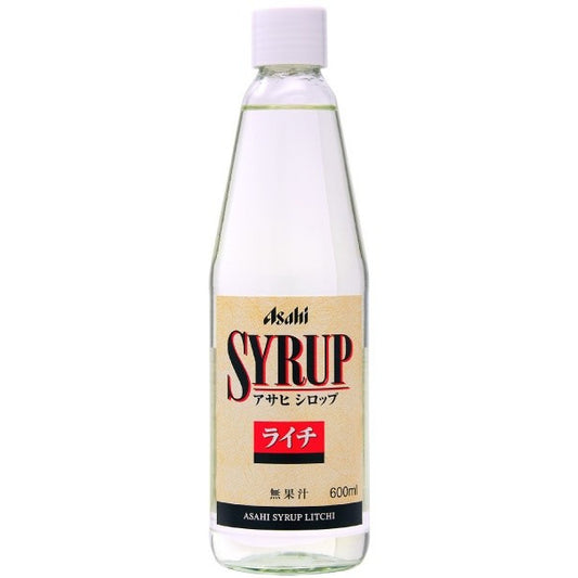 【ケース販売】【送料無料】アサヒ ライチ シロップ 600ml×12本