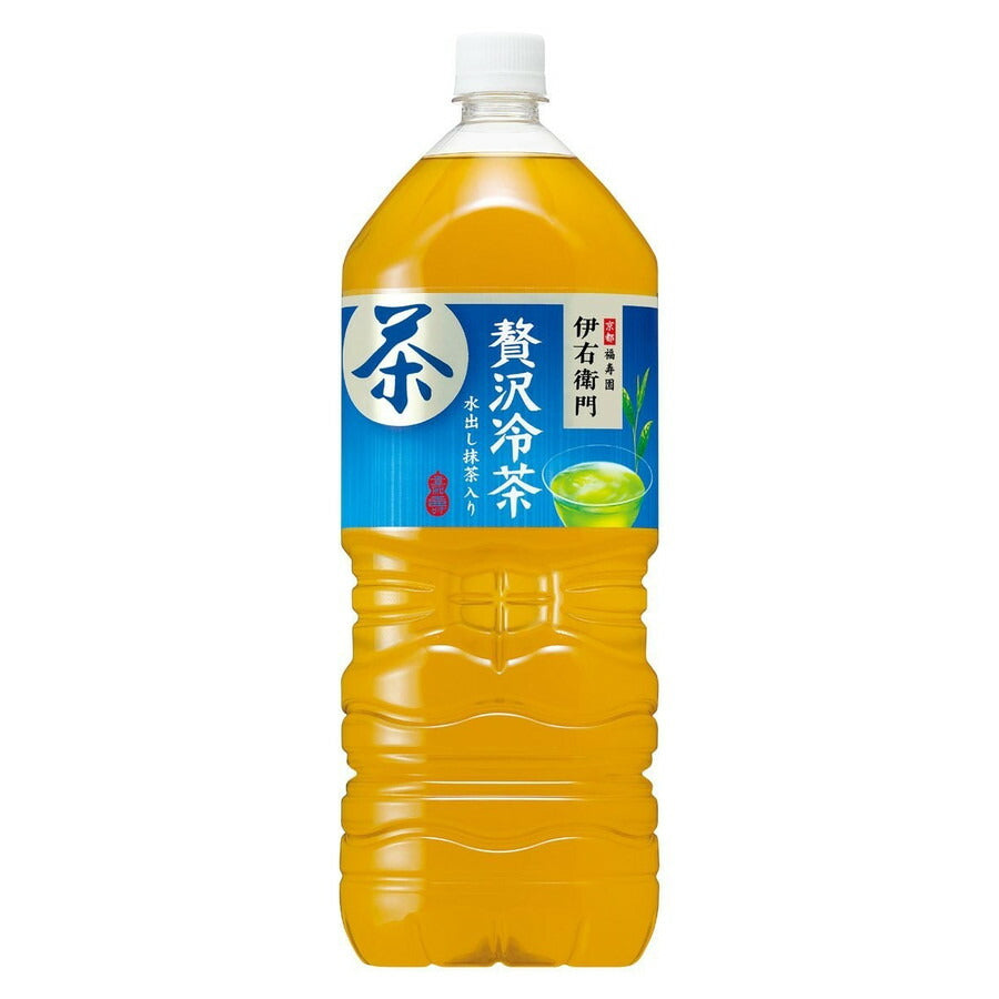 【☆送料無料☆2ケースセット】サントリー 伊右衛門 贅沢冷茶 2L×12本（2ケース）】