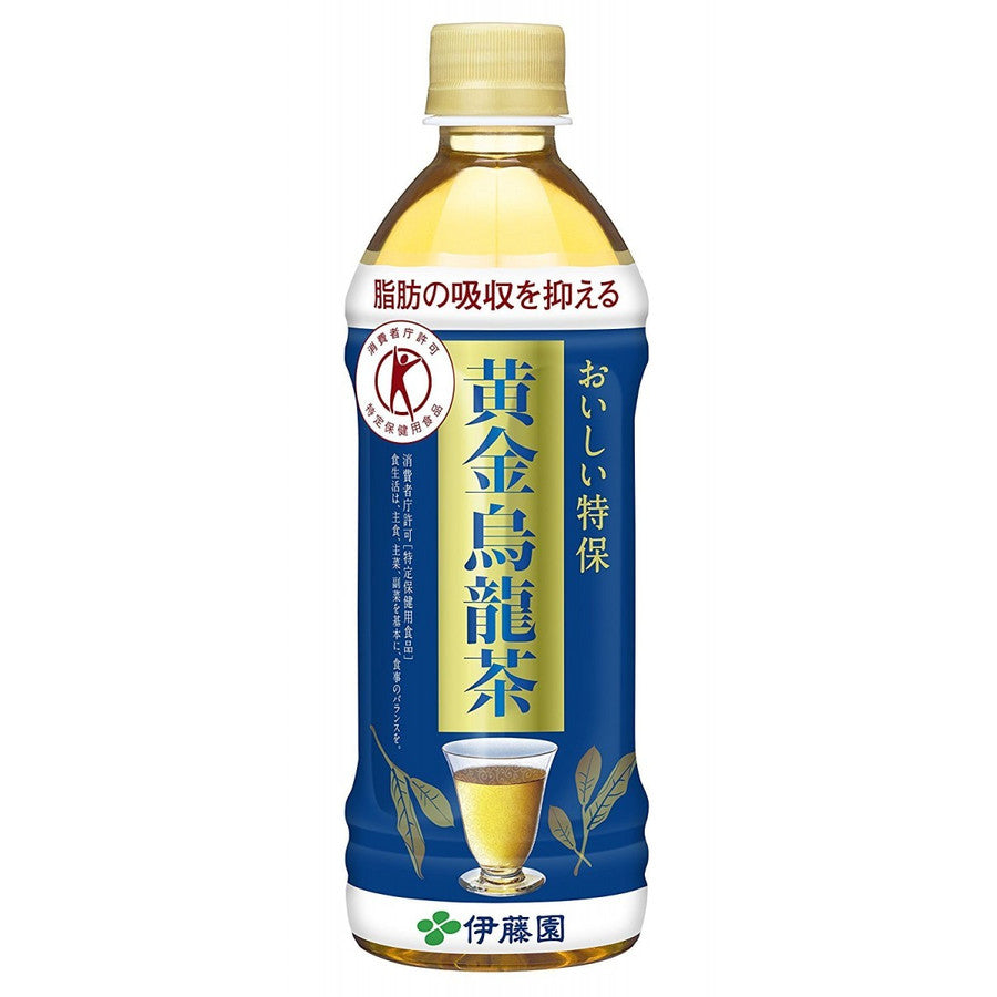 【送料無料】伊藤園 プレミアムトクホ 特保 黄金烏龍茶 500ml×24本