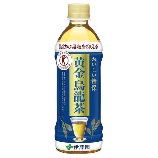 【送料無料】伊藤園 プレミアムトクホ 特保 黄金烏龍茶 500ml×24本