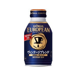 【コーヒー専門店「猿田彦珈琲」監修】 コカ・コーラ ジョージア ヨーロピアン ヴィンテージブレンド ボトル缶 270ml×24本【ご注文は2ケースまで1個口配送可能です。】