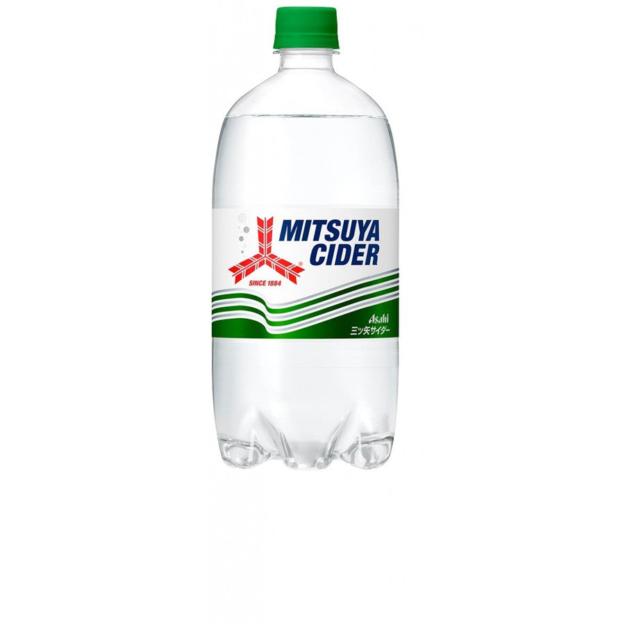 アサヒ 三ツ矢サイダー(新容器) 1000ml×12本（1ケース）【ご注文は2ケースまで同梱可能です】