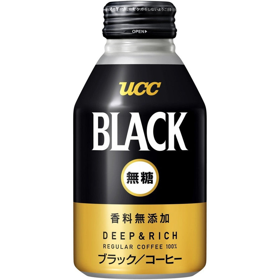 UCC 上島珈琲 ブラック 無糖 DEEP＆RICH 275ml×24本 【ご注文は2ケースまで同梱可能です】