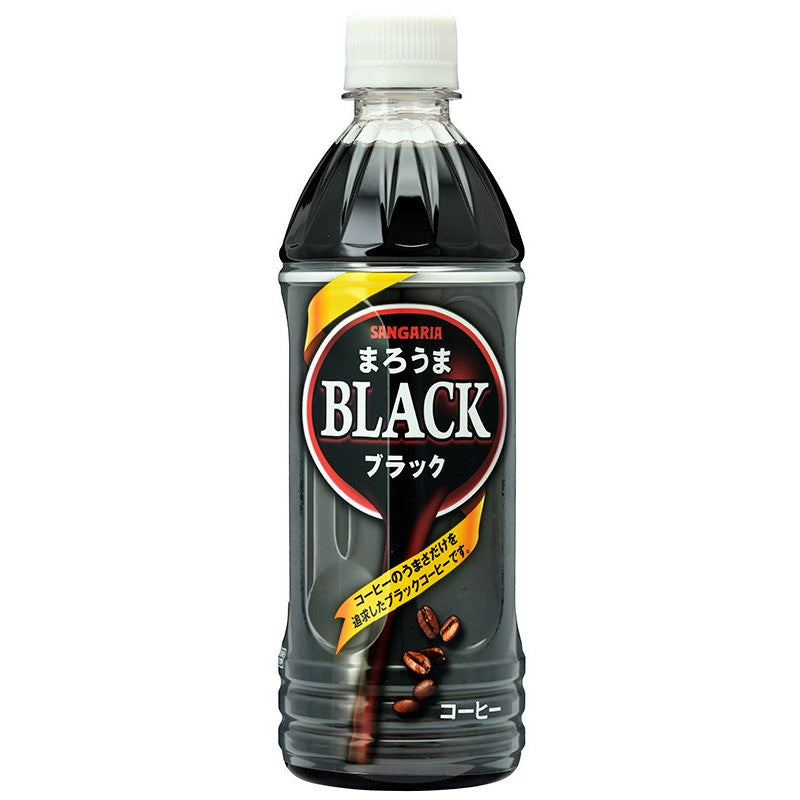 【送料無料】サンガリア まろうまブラック 500ml×24本 PET
