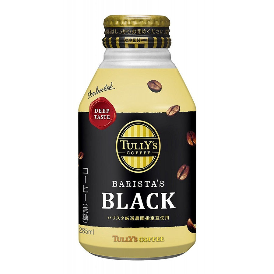 伊藤園 タリーズコーヒー バリスタズブラック 285ml×24本【ご注文は2ケースまで1個口可能です。】