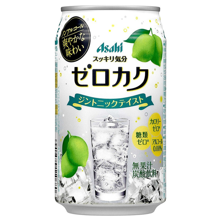 【送料無料】アサヒ ゼロカク ジントニックテイスト 350ml×24本/1ケース【北海道・東北・四国・九州地方は別途送料が掛かります】