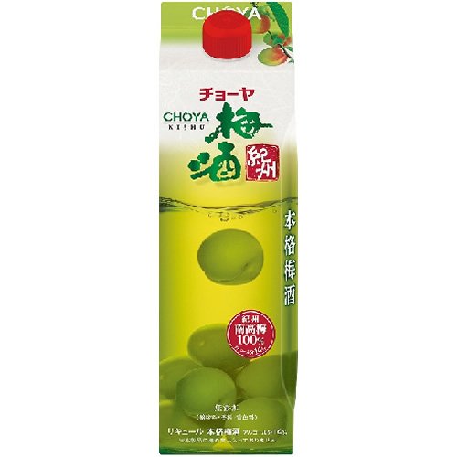 【送料無料】CHOYA チョーヤ 梅酒 パック 1000ml 1L×6本/1ケース【北海道・沖縄県・東北・四国・九州地方は必ず送料が掛かります】