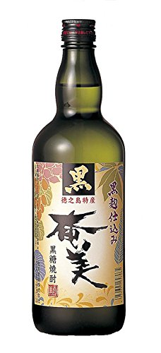 奄美酒類 黒糖焼酎 黒奄美 25度 720ml 瓶 1本【ご注文は1ケース(6本)まで同梱可能です】